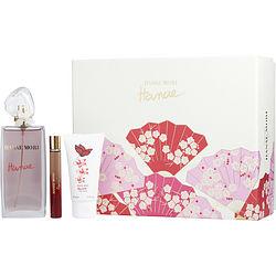 HANAE by Hanae Mori - EAU DE PARFUM SPRAY 3.4 OZ & BODY CREAM 1.7 OZ & ROLLERBALL EAU DE PARFUM .33 OZ