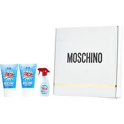 MOSCHINO FRESH COUTURE by Moschino - EDT .17 OZ MINI & BODY LOTION .8 OZ & SHOWER GEL .8 OZ