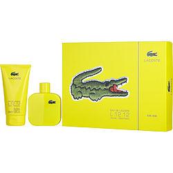 LACOSTE EAU DE LACOSTE L.12.12 JAUNE by Lacoste - OPTIMISTIC EDT SPRAY 3.3 OZ & SHOWER GEL 5 OZ
