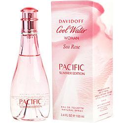 COOL WATER SEA ROSE PACIFIC SUMMER by Davidoff - EDT SPRAY 3.4 OZ (LIMITED EDITION)