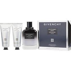 GENTLEMEN ONLY INTENSE by Givenchy - EDT SPRAY 3.3 OZ & FREE AFTERSHAVE BALM 2.5 OZ & HAIR AND SHOWER GEL 2.5 OZ (TRAVEL OFFER)