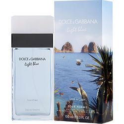 D & G LIGHT BLUE LOVE IN CAPRI by Dolce & Gabbana - EDT SPRAY 3.3 OZ