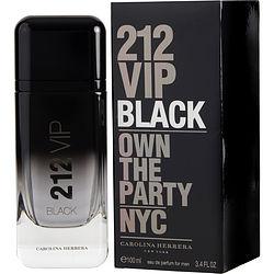 212 VIP BLACK by Carolina Herrera - EAU DE PARFUM SPRAY 3.4 OZ