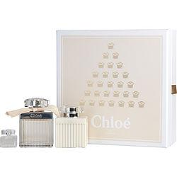 CHLOE FLEUR DE PARFUM by Chloe - EAU DE PARFUM SPRAY 2.5 OZ & BODY LOTION 3.4 OZ & EAU DE PARFUM .17 OZ MINI