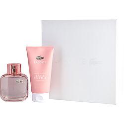 LACOSTE EAU DE LACOSTE L.12.12 POUR ELLE SPARKLING by Lacoste - EDT SPRAY 3 OZ & SHOWER GEL 5 OZ