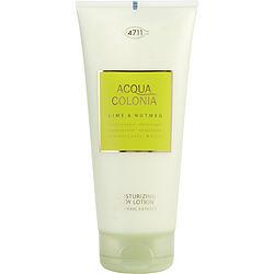 4711 ACQUA COLONIA by 4711 - LIME & NUTMEG BODY LOTION 6.8 OZ