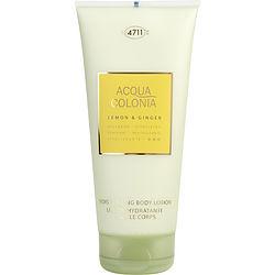 4711 ACQUA COLONIA by 4711 - LEMON & GINGER BODY LOTION 6.8 OZ