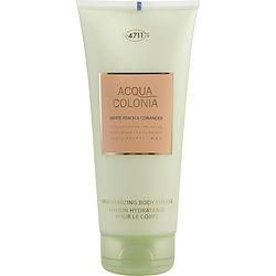 4711 ACQUA COLONIA by 4711 - WHITE PEACH CORIANDER BODY LOTION 6.8 OZ