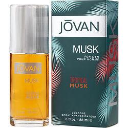 JOVAN TROPICAL MUSK by Jovan - COLOGNE SPRAY 3 OZ