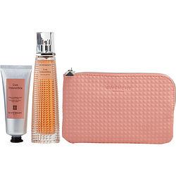 LIVE IRRESISTIBLE by Givenchy - EAU DE PARFUM SPRAY 2.5 OZ (LIMITED EDITION) & FREE BODY CREAM 2.6 OZ & POUCH (TRAVEL OFFER)