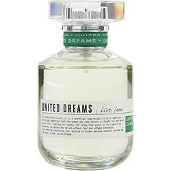 BENETTON UNITED DREAMS LIVE FREE by Benetton - EDT SPRAY 2.7 OZ (UNBOXED)