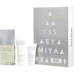 L'EAU D'ISSEY POUR HOMME FRAICHE by Issey Miyake - EDT SPRAY 3.3 OZ & AFTERSHAVE BALM 1.6 OZ & SHOWER GEL 2.5 OZ