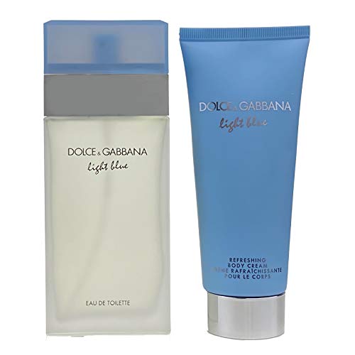 Dolce & Gabbana (dopg8) Dolce & Gabbana Light Blue 2 Pc. Gift Set for Women | Edt 3oz + Body Cr?åme 3oz for Women By Dolce & Gabbana, 3fl Oz