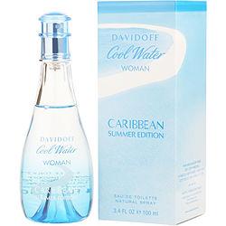COOL WATER CARIBBEAN SUMMER by Davidoff - EDT SPRAY 3.4 OZ (LIMITED EDITION)