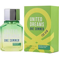 BENETTON UNITED DREAMS ONE SUMMER by Benetton - EDT SPRAY 3.4 OZ (EDITION 2017)