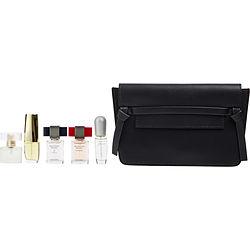 ESTEE LAUDER VARIETY by Estee Lauder - 5 PIECE MINI VARIETY WITH PLEASURES & MODERN MUSE LE ROUGE & MODERN MUSE & PURE WHITE LINEN & BEAUTIFUL & COSMETIC BAG AND ALL ARE EDP SPRAY MINIS