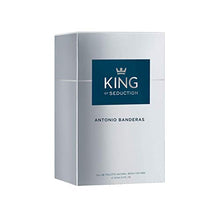 Load image into Gallery viewer, Antonio Banderas Perfumes - King of Seduction - Eau de Toilette Spray for Men, Masculine, Intense and Energetic Fragrance with Bergamot and Apple - 3.4 Fl Oz
