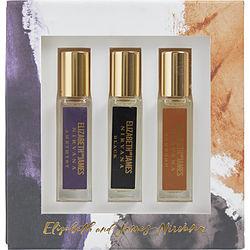 NIRVANA VARIETY by Elizabeth and James - 3 PIECE WITH NIRVANA AMETHYST & NIRVANA BLACK & NIRVANA BOURBON AND ALL ARE EAU DE PARFUM ROLLERBALL .24 OZ MINI
