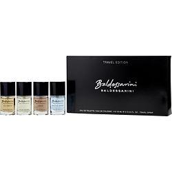 BALDESSARINI VARIETY by Hugo Boss - 4 PIECE VARIETY WITH BALDESSARINI & AMBRE & NAUTIC SPIRIT & ULTIMATE AND ALL ARE SPRAY .5 OZ