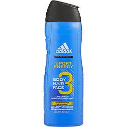 ADIDAS SPORT ENERGY by Adidas - 3 IN 1 FACE AND BODY SHOWER GEL 16 OZ (DEVELOPED WITH ATHLETES)