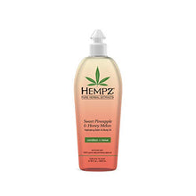 Load image into Gallery viewer, Hempz Hydrating Bath and Body Oil for Women, Sweet Pineapple &amp; Honey Melon - Conditioning Body Moisturizer with Natural Hemp Seed Oil - Premium Body Oils, 6.76 fl. oz
