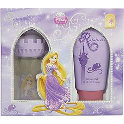 TANGLED RAPUNZEL by Disney - EDT SPRAY 1.7 OZ (CASTLE PACKAGING) & SHOWER GEL 2.5 OZ