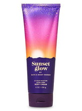 Load image into Gallery viewer, Bath and Body Works SUNSET GLOW - Duo Gift Set - Body Cream and Fine Fragrance Mist - Full Size
