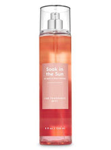 Load image into Gallery viewer, Bath and Body Works - SOAK IN THE SUN - PEACH SUNSET - Duo Gift Set - Body Cream and Fine Fragrance Mist - Full Size
