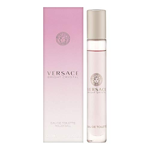 Versace Bright Crystal by Gianni Versace Eau De Toilette Rollerball for Women, .3 Ounce