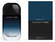 Load image into Gallery viewer, Alejandro Sanz, Mi Acorde, El, Fragrance, for Men, Eau de Toilette, EDT, 3.4oz, 100ml, Cologne, Spray, Blue, Black, Bottle, Made in Spain, Blue, Black,Mi Acorde for Men by Tailored Perfumes,1.0 Count
