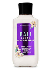 Load image into Gallery viewer, Bath and Body Works BALI BLACK COCONUT SANDS Value Pack 1 Body Lotion and 2 Fragrance Mist - Full Size
