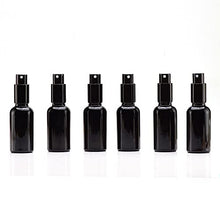Load image into Gallery viewer, Yizhao 30ml Black Ultraviolet Glass Spray Bottle, with Black Fine Mist Sprayers, for Essential Oils, Cleaning, Perfume,Travel Liquid,Makeup,Portable Cosmetic Bottle?Çö6 Pcs
