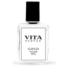 Load image into Gallery viewer, Vita Parfum Natural Oil Perfume (15ml) for Women &amp; Cologne for Men | Roll On Bottle Applicator with Essential Oils | Unisex Scents (Coco Tulum)
