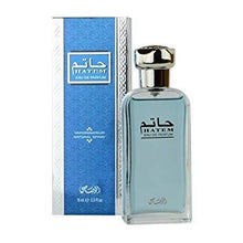 Load image into Gallery viewer, Hatem for Men EDP - Eau De Parfum 75ML (2.5 oz) | Oriental Alchemy | Floriental Woody Bouquet, Meanders Spicy, Woody, Musky and Rose Notes| Intoxicating Allure | by RASASI Perfumes

