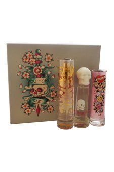 Christian Audigier Ed Hardy Coffret Eau de Parfum 3 Piece Gift Set for Women