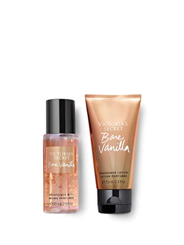 VICTORIA SECRET BARE VANILLA MIST AND LOTION GIFT SET - 2.5 FL OZ 