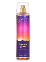 Load image into Gallery viewer, Bath and Body Works SUNSET GLOW - Duo Gift Set - Body Cream and Fine Fragrance Mist - Full Size
