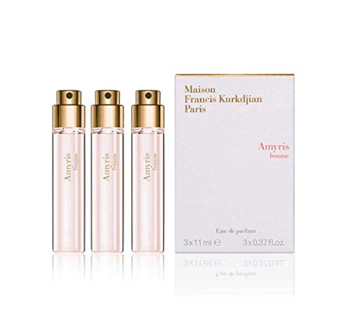 Amyris Femme by Maison Francis Kurkdjian Eau De Parfum Spray REFILLS 3 x 11ml