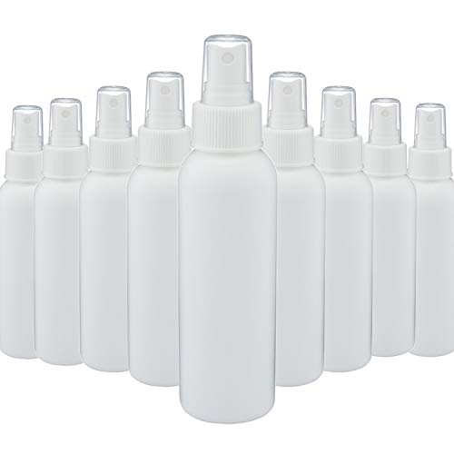 ?ÇÉMade in USA?Çæ White 100ml(3.4oz) Refillable Sprayer Bottles Fine Mist Spray Bottle Container for Essential Oils, Travel, Perfumes, 24 Pcs