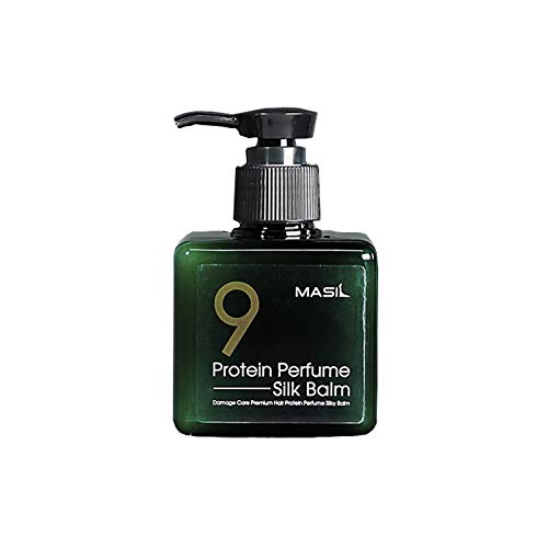9 Protein Perfume Silk Balm Premium Hair Treatment, Wash Free Hair Essence Hair Conditioner, Repair Dry Frizzy Damaged Hair, 180ml