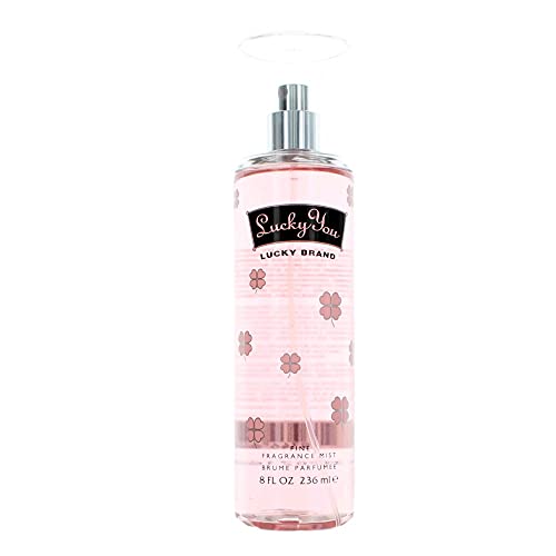Lucky You By Lucky Brand For Women Body Mist Spray (Fine Fragrance Mist) 8oz