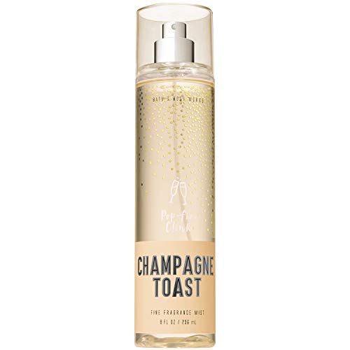 Bath and Body Works CHAMPAGNE TOAST Fine Fragrance Mist 8 Fluid Ounce (2018 Limited Edition) Packaging may vary