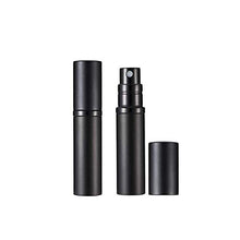 Load image into Gallery viewer, Yeejok Refillable Perfume Bottle Atomizer for Travel, Portable Easy Refillable 5ml Perfume Spray Pump Bottle for Men and Women - Black and Black
