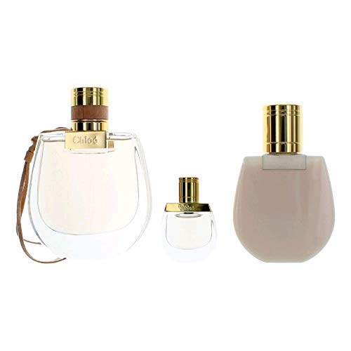 Nomade By Chloe | 3 Piece Gift Set - 2.5 Oz Eau De Parfum Spray, 3.4 Oz Body Lotion, 0.17 Oz Mini | Fragrance For Women