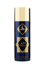 Load image into Gallery viewer, PACK OF 2 PERFUME BODY SPRAY AL AZHAR + AHASEES BY HAMIDI 200ML/6.7 OZ ALCOHOL FREE LONG LASTING FRAGRANCE UNISEX

