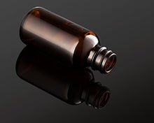 Load image into Gallery viewer, Chef&#39;s Star Glass Dropper Bottle, Carrier for Perfume and Essential Oils Storage Bottles for Liquids with Free Gold Glass Pen, 1 Oz (Amber 24 Pack 1oz)
