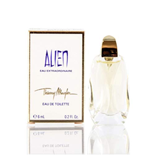 Alien Eau Extraordinaire by Thierry Mugler Eau de Toilette for Women 0.2oz 6 ml Mini Perfume