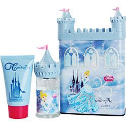 CINDERELLA by Disney - EDT SPRAY 1.7 OZ (CASTLE PACKAGING) & SHOWER GEL 2.5 OZ & CASTLE COIN BANK