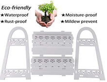 Load image into Gallery viewer, FunCute Makeup Organizer [Waterproof] [Large Capacity] [Multi-Functions] Bathroom Organizer Countertop with 2 Tiers, Durable Eco-Green PVC Material (EU Style White)
