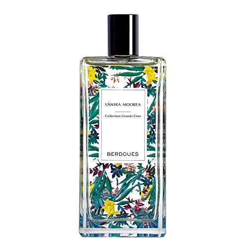 Berdoues Eau de Parfum Spray , Vanira Moorea, Unisex 3.4 Fl oz